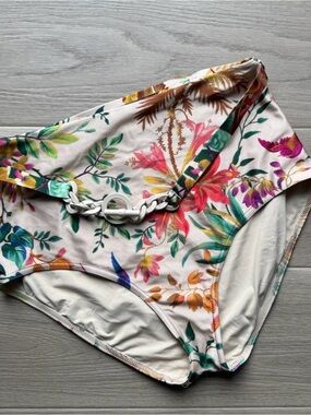 Zimmerman Floral High Waisted Swim Bottoms